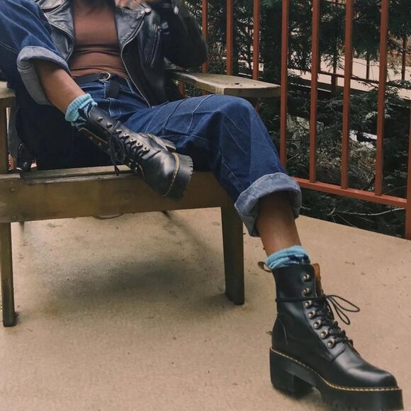 Dr. Martens Leona Boots - Women's Size 6US - Picture 1 of 5